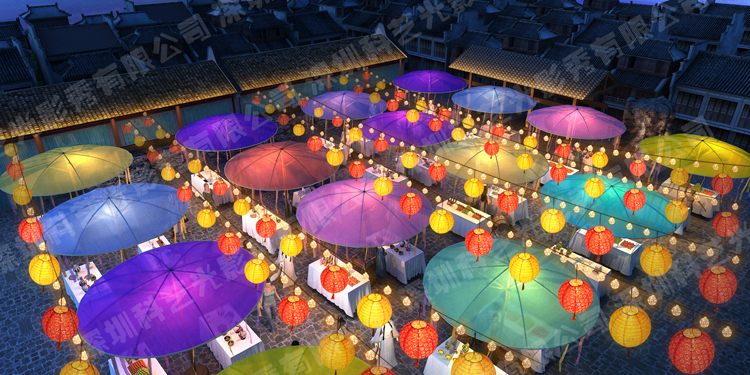 夜光集市—古風市集打造