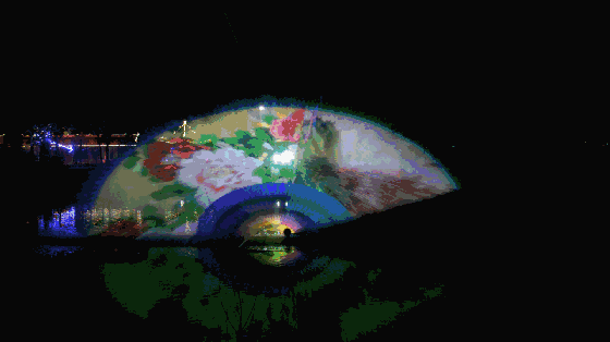 水幕燈光秀.gif